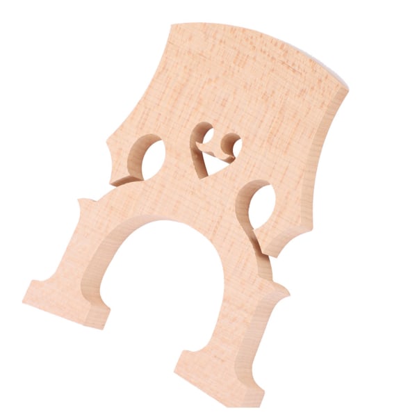 Maple Wood Cello Bridge Reservedeler Instrumenttilbehør for 4/4 3/4 celloer (4/4)
