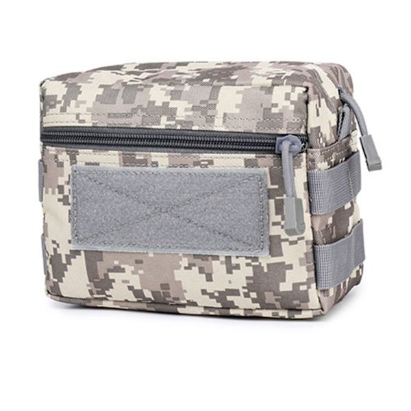 Midjeväsk Fanny Pack för Utomhussporter Multifunktionell Vandring Fiske Medicinsk Midjeväsk ACU Camo