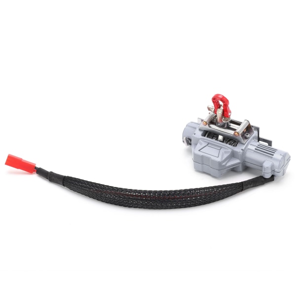 RC Automatisk Vinsj og Trådløs Fjernkontroll Mottaker Simulering for Axial SCX10 1/10 RC Bil Grå