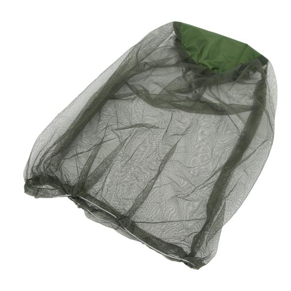 Myggnät Mesh Flugmygg Skärmskydd för utomhusvandring Fiske Camping Green