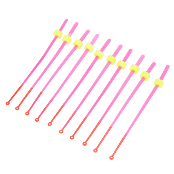 10 st Isfiske Spötopp ABS Mini Toppsektion Fiskeredskap Förlängningsstång för Vinterfiske 12cm