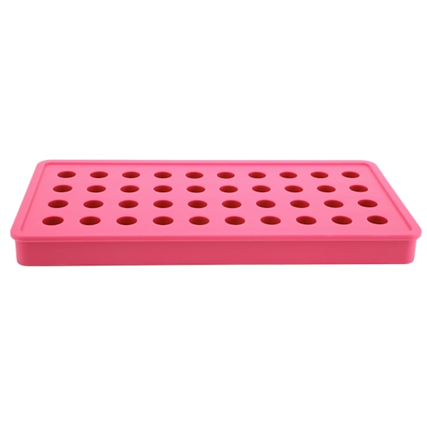 40 Holes Silicone Ice Ball Maker Mold Ice Cubes Tray Mould for Party Bar AccessoriesRose Red