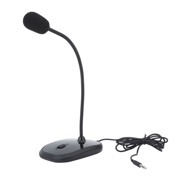 Mikrofon 3,5 mm Dator PC Mikrofon för strömmande poddsändningar Vocal Recording och Game Voice Intercom