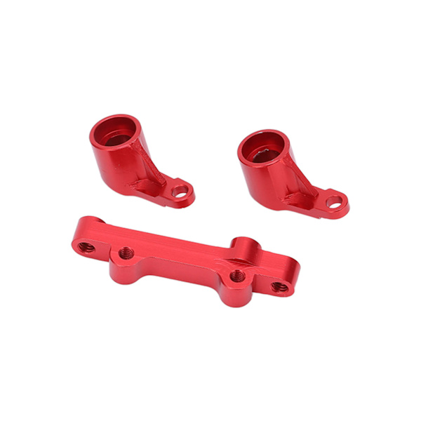 Alumiiniseoksesta valmistettu ohjausryhmän kokoonpano RC-auton päivitysosat LOSI 1/18 Mini T 2.0 2WD Punainen