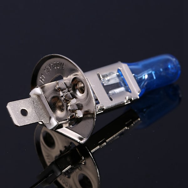 H1 100W 12V Halogeenipolttimo Super White Sumuvalot Suuritehoinen Auton Ajovalopolttimo Auton Valonlähde