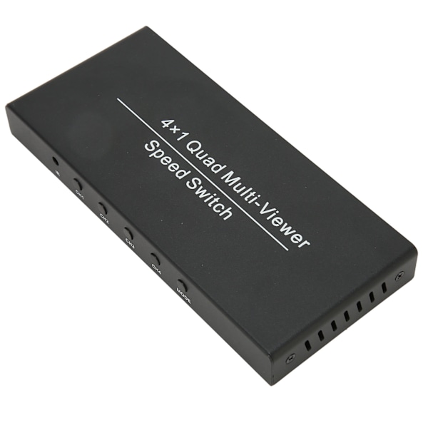 4X1 HD Multimedia Interface Multi Switcher 4 inn 1 ut 1080P ved 60Hz HD Multimedia Interface Multi Viewer 100‑240V EU-kontakt