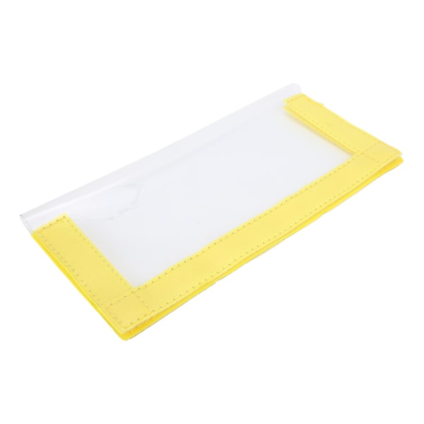 Fiskekrokskydd Slitstark förvaringsväska för betes genomskinlig nylon för FishermanYellow L