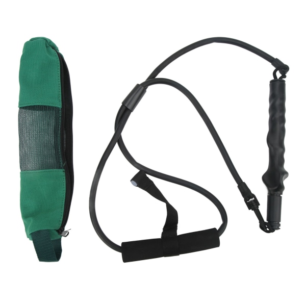 Golf Tension Trainer Latex Høy elastisitet Svingstilling Treningsmotstandsbelte med oppbevaringspose for hjemmet