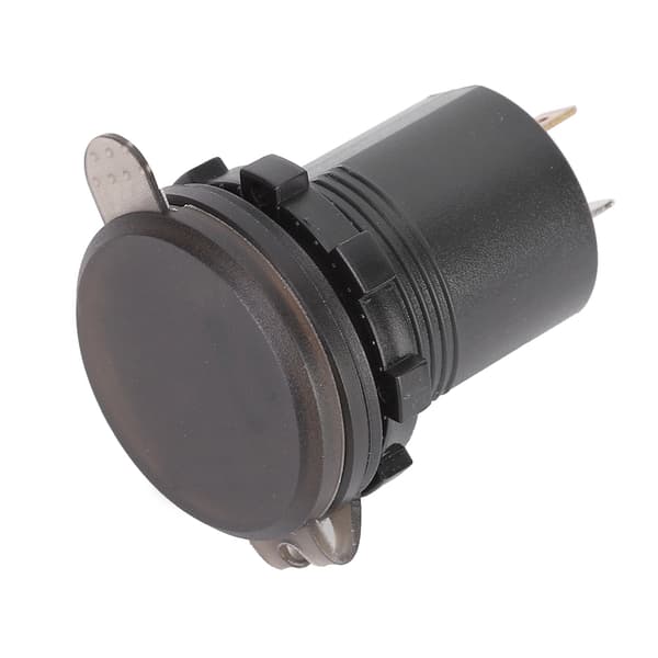 2.4A 3 i 1 Multifunktionel Digital LED IP66 Bil USB Oplader Termometer Voltmeter