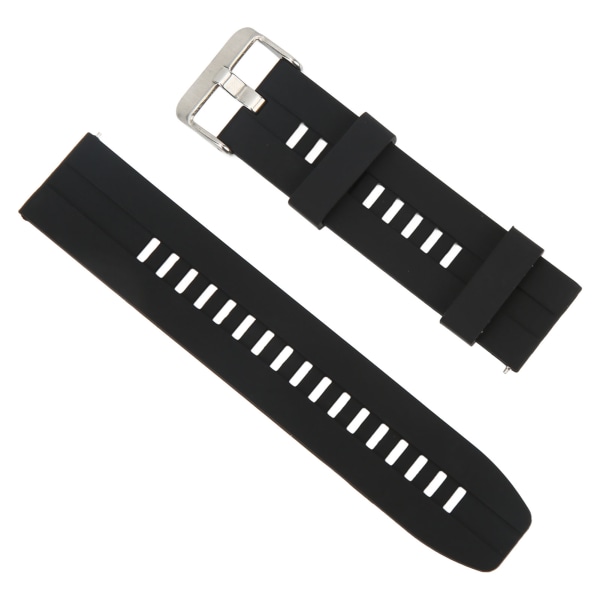 Smartwatch Rem Blød Silikone Smartwatch Armbånd Armbånd Erstatning til Huawei GT2 GT2e Sort 22MM