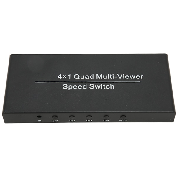 4X1 HD Multimedia Interface Multi Switcher 4 inn 1 ut 1080P ved 60Hz HD Multimedia Interface Multi Viewer 100‑240V EU-kontakt