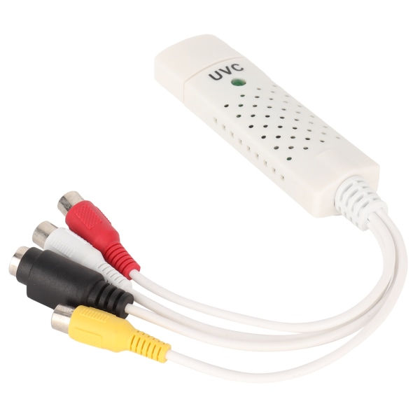 USB Video Capture Card DriveFree Monitoring Computer tilbehør med 1 kanal for WIN8/WIN10