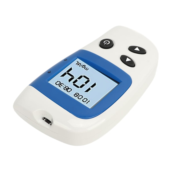 Blodsukkermåler Kit Lancing Pen 50 Teststrimler Høj Præcision Automatisk Blodsukker Test Kit Type 1
