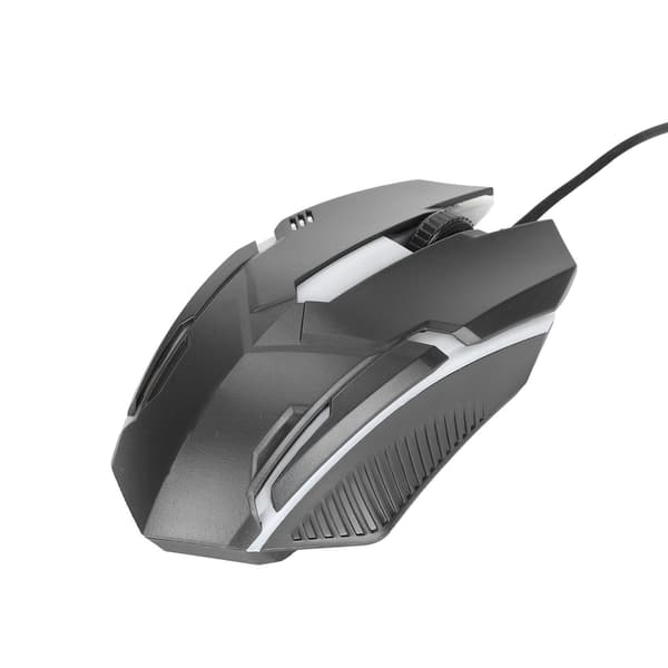 USB Mus M3 Baggrundslys Tilstand Kablet Mus Ergonomisk Design Computermus til Macbook Bærbar PC Sort