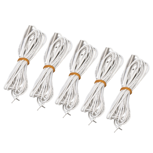 5PCS 24V 60W Värmepatronersättning Rostfritt stål Huvud Värmeelement 3D-skrivartillbehör 1 meter / 3,3ft