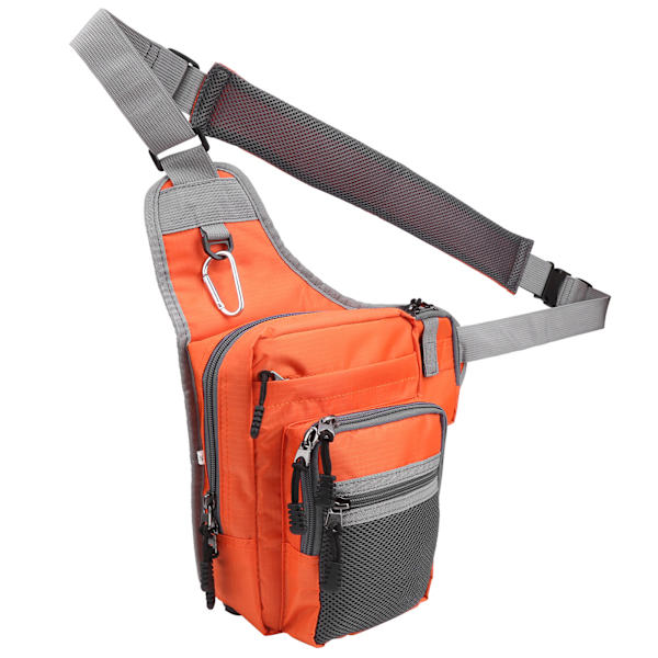 Fiskeveske Midje Utendørs Sport Multifuction Canvas for Sykling FjellklatringOrange