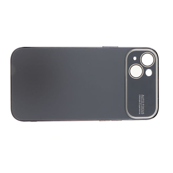 Elektropläterat phone case Stort fönsterobjektiv Kameraskydd Stötsäkert case Anti Scratch Svart för IPhone 14 Plus