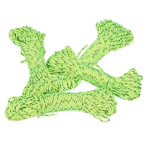 4st 20M utomhuscamping tältrep Luminous Paracord lanyard Gear kapellrep för vandring
