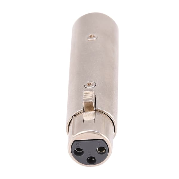 2 stk. XLR han til hun Audio Mikrofon Forlænger Adapter Stik