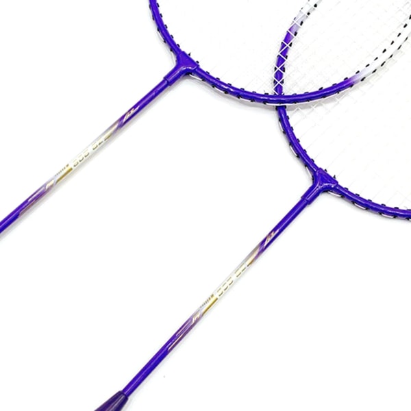 Badmintonketcher 2 spiller Super let splithåndtag jernlegering Badmintonketchersæt til begyndere børn Lilla