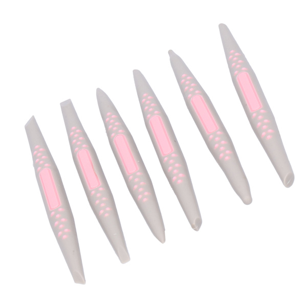 6 stk Fondant Carving Pen Plast Kake Dekorering Modellering Pen DIY Baking Tilbehør