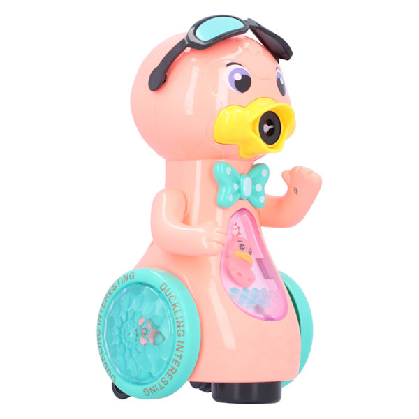 Kid's Elektrisk Boblemaskine Automatisk Boblemaskine Tegnefilm Duck Boble Blæser med Lys