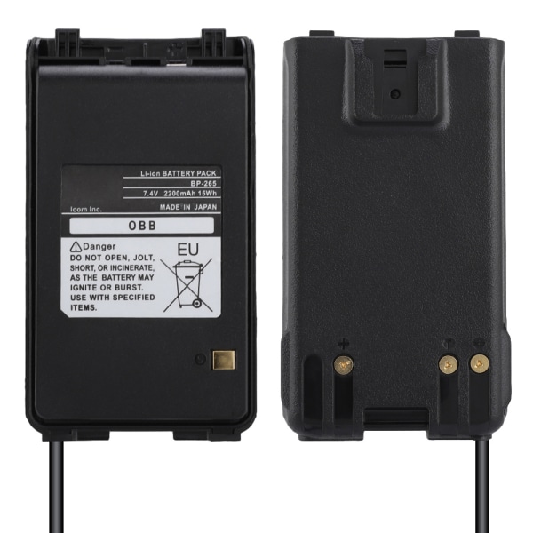 Bilbatterieliminator til ICOM Radio IC V80 IC V80E IC F3003 IC F4003 IC T70E