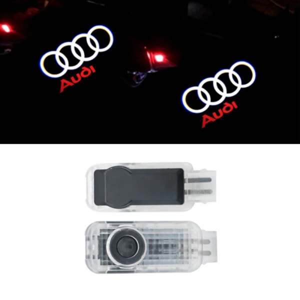 2x LED kompatibel med Audi Door Light Logo Projector