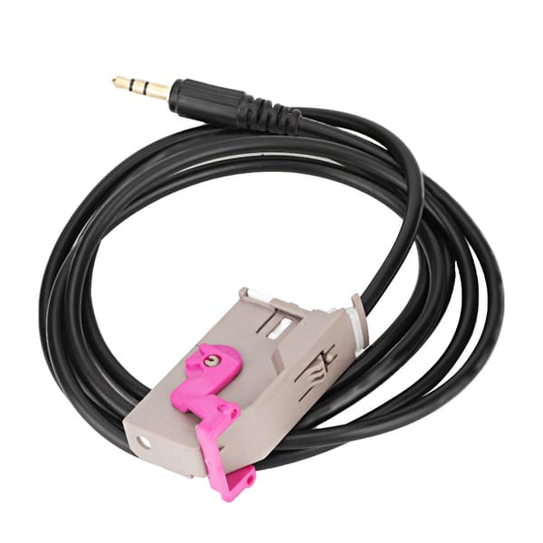 Aux 3.5mm Audio Jack 32-pin kabel for Audi A3 A4 A6 A8 TT RNS-E Navigasjon