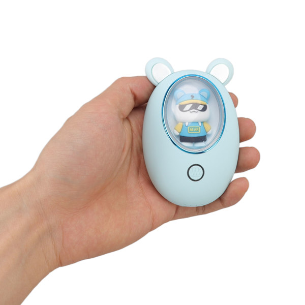 Lämpöakku, USB-käyttöinen, 3000 mAh, kannettava sähkökäyttöinen lämpöakku, virtapankki, miehille ja naisille, talvilahja ulkoiluun, golfaukseen, leirintään, sininen