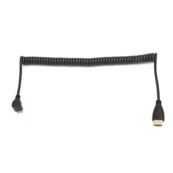HDMI A till HDMI C Adapterkabel Fjäder Vänster Armbåge