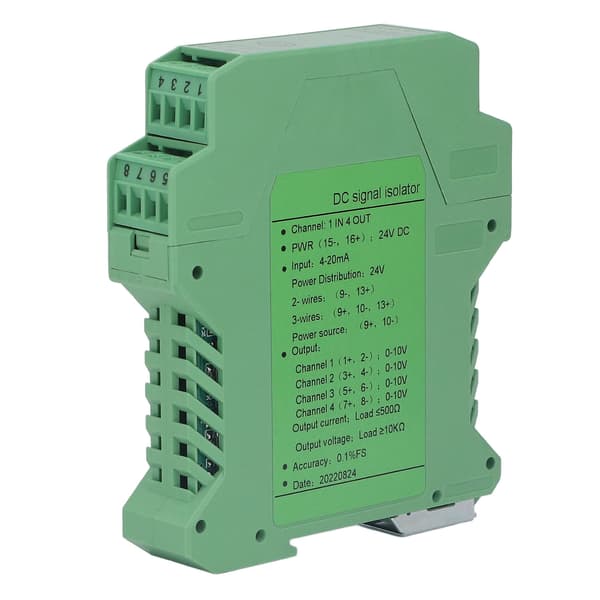 DC strømsignalisolator 1 ind 4 ud PLC-senderkonditioner til printkort 0-10V
