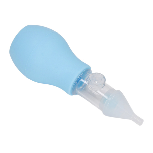 Baby Nasal Aspirator Easy Squeeze Silicone Soft Tube Reusable Nose Sucker för Spädbarn Nyfödda
