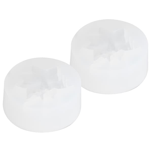 2 STK Blomst Silikoneform DIY Aromaterapi Lys Gips Chokolade Kage Sæbeform