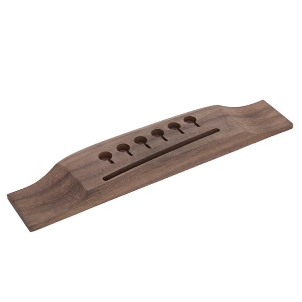 Rosewood Bridge Bone Nut Saddle 6 stk. strengpinne akustisk gitartilbehør (palisanderfarge)