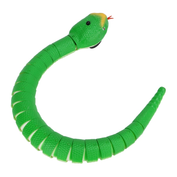 Kaukosäätimen Snake USB Charge Ultra realistinen infrapunasäädin sisäänvedettävällä Snake Tongue RC Animal Lelulla yli 8 vihreälle