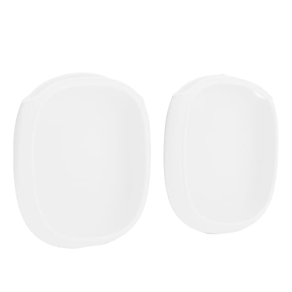Silikon Bluetooth Headsetfodral Dammtätt Stötsäkert Skyddsfodral för IOS Earphone Max Vit