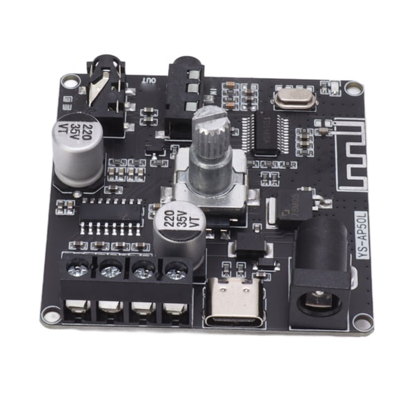 Bluetooth förstärkarkort Power Dual Channel Stereo Digital förstärkarmodul 2x50W DC12‑24V