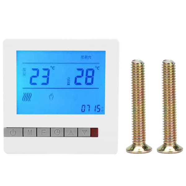 AC220V Termostat Vatten Golvvärme Temperaturregulator Panel med LCD-Display