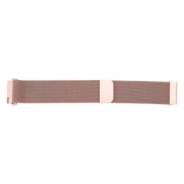 20 mm Metal Mesh watch i rostfritt stål Snabbsläpp Allmänt watch för Galaxy Watch för Vivoactive HR för Amazfit GTS 2 Mini Rose Gold