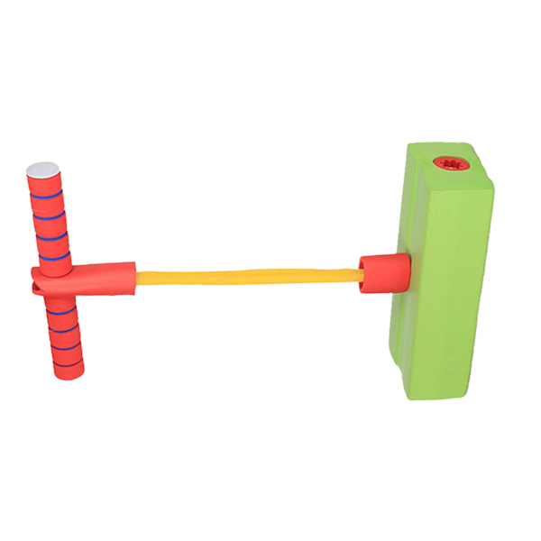 Skum Pogo Stick Fremmer Voksende Motion Balance Let at Gribe Udendørs Hoppelegetøj til Børn Grøn