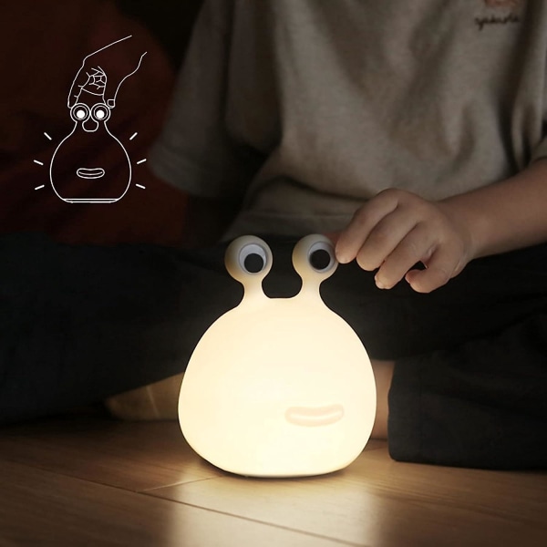 Vit LED sänglampa för barnrum eller kontor