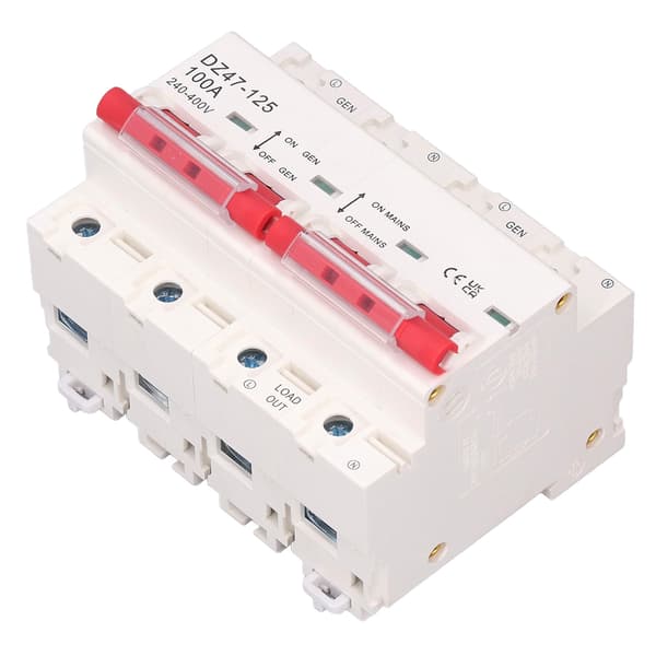 Strømbryter Interlock Dobbel Strømoverføringsbryter 100A AC 240‑400V for Elektrisitet