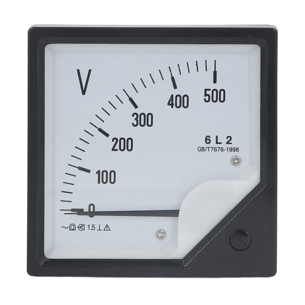 Analog Voltmeter AC 0-500V Pointer Volt Meter Panel Nålespændingsmåler til udstyr