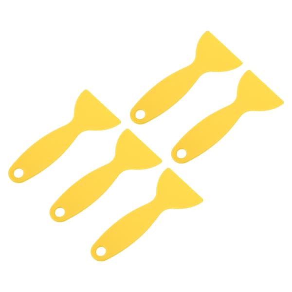 5 stk. 3D-printer spatel fleksibel plast 3D-print harpiksfjernelsesskraber til WANHAO D8 til ANYCUBIC til Nova Gul