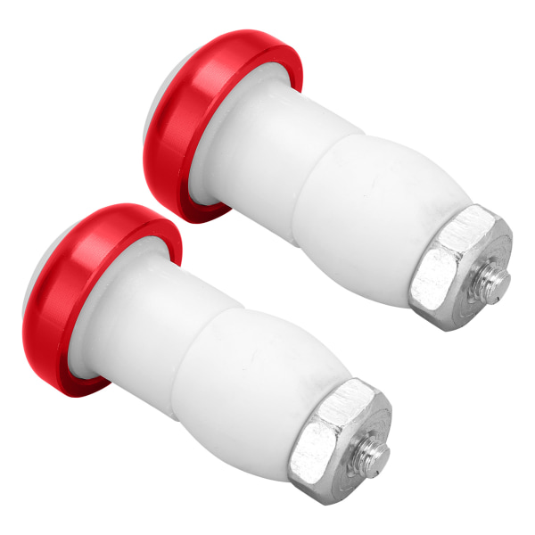 2 stk Sykkellys LED Justerbare 20 meter synlige styreblinklys med innebygde batterier for sykler Styre Rød