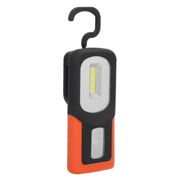 COB Arbetslampa Portabel USB Uppladdningsbar LED-lampa med 360° Roterbar Krok för Camping Fiske Dykning Resor