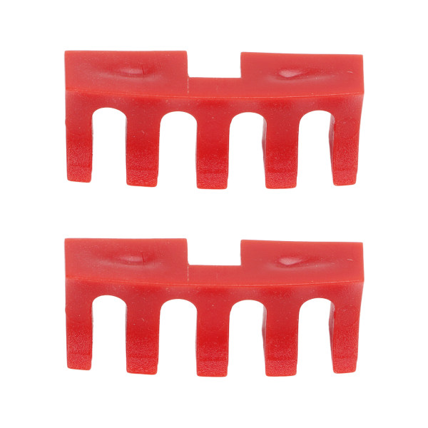 2 STK Badminton Stringing Racquet Last Spreader Innebygd High Pounds Racket Load Adapter Protector String Tool Red