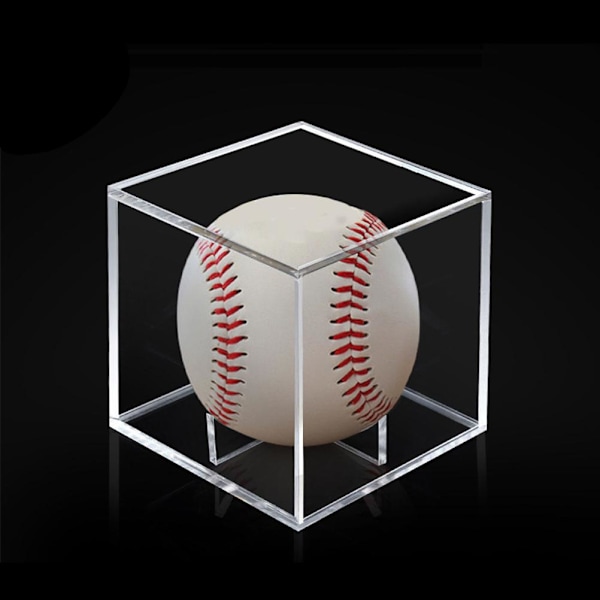 Akryl Baseball Displayboks Tennisbold Transparent Case til Souvenir Opbevaringsboks Holder UV Beskyttelse Støvfri
