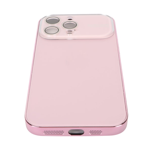 Sähköpinnoitettu phone case ison ikkunan linssin kameran suojus iskunkestävä puhelimen case naarmuuntumaton pinkki iPhone 14 Pro